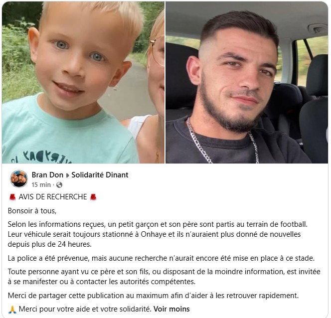 Avis de disparition